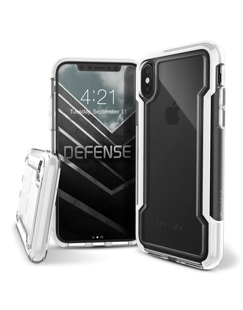 Defense Clear By X-Doria iPhone Xs | X Anti Shocks Case Up To 2M T/White