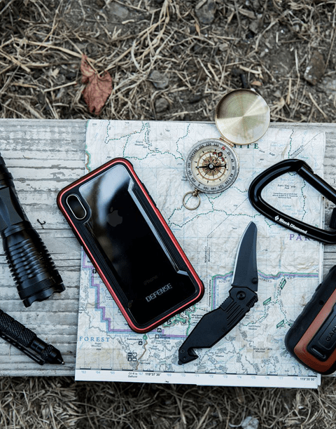 Defense Shield By X-Doria iPhone Xs | X Anti Shocks Case Up To 3M T/Red