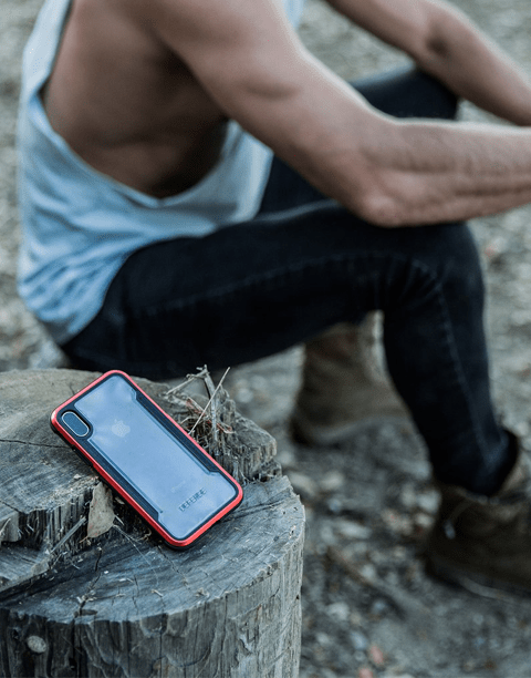 Defense Shield By X-Doria iPhone Xs | X Anti Shocks Case Up To 3M T/Red