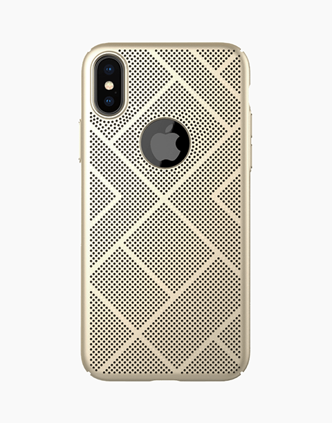 Air Series By Nillkin Super Slim Case for iPhone X - Gold