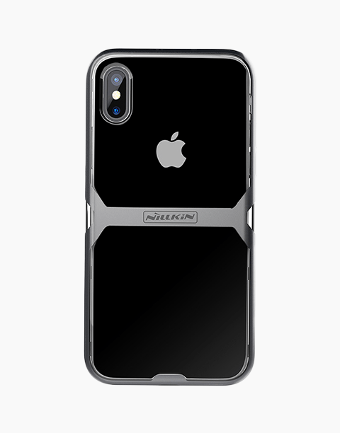 Crystal Case By Nillkin Anti-Shocks Case For iPhone X - T/Gray