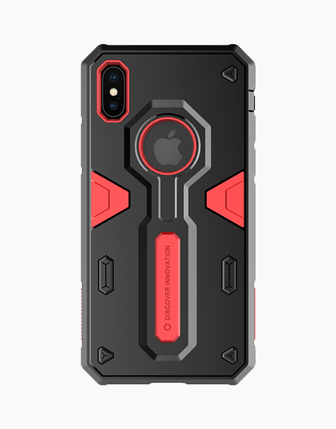 Defender II By Nillkin Anti-Shocks Case For iPhone X - Black/Red