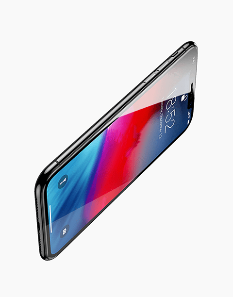 Baseus 0.3mm Rigid-edge Curved Tempered Glass Screen For iPhone Xs Max