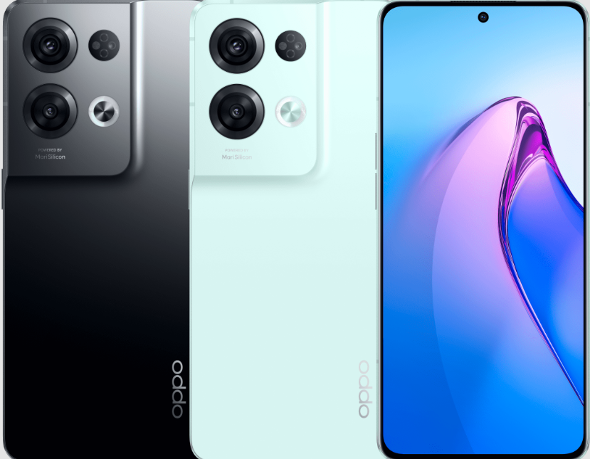 OPPO Reno8 Pro 5G 6.7" AMOLED Display 120Hz, 50MP Camera with Sony IMX766, 80W SUPERVOOC