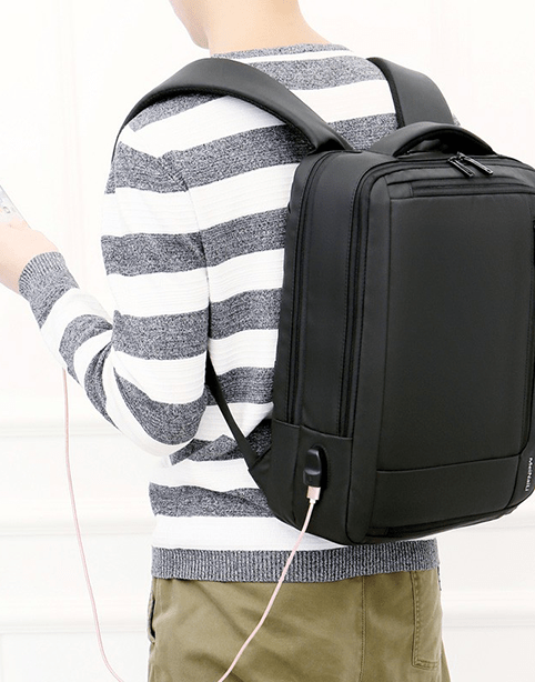 MEINAILI 1805 Laptop Backpack 15.6-inch With USB Charging Port