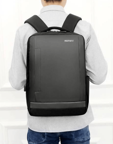 Meinaili 1809 15.6-inch waterproof laptop backpack with multifunctional pockets and outdoor design.
