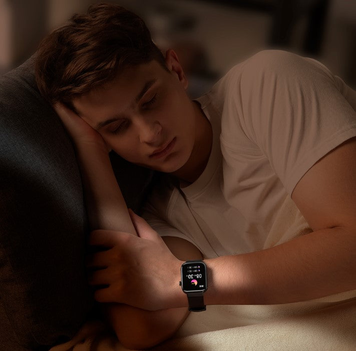 Mibro Watch T1 - Smartwatch - تدعم المكالمات- بلوتوث 5-Amoled- اللون الاسود