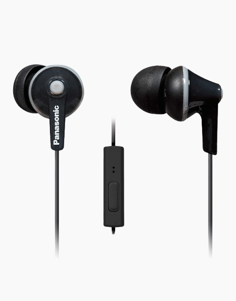 Panasonic Wired Earphones (RP-TCM125)- Black