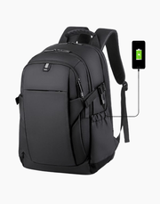 Meinaili Bag 2204,  Backpack 17 Inch With iPad Pocket - Black