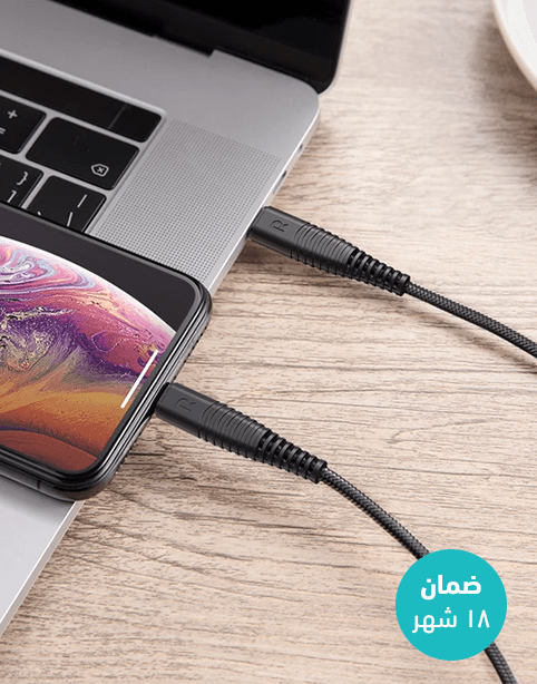 Ravpower RP-CB061 Double Braided Nylon 3.3ft USB-C to Lightning Cable