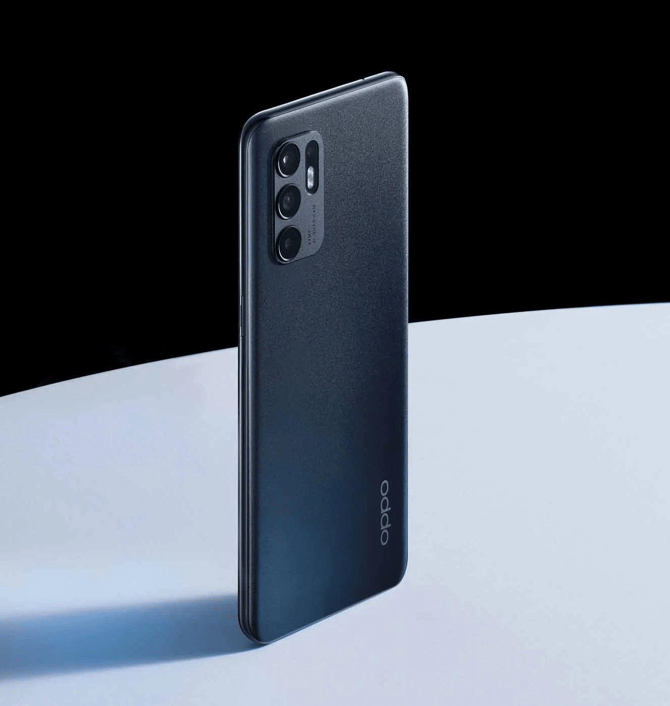 OPPO Reno 6 4G Dual SIM smartphone in Stellar design, showcasing 128GB storage and 8GB RAM.