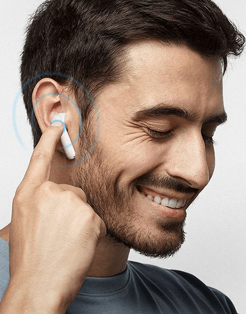 SoundPeats TrueAir Touch Earbuds With built-in 14.2mm Speaker White