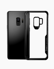 Bumper TPU By iPaky Transparent Protective Case For Galaxy S9 Plus – Black